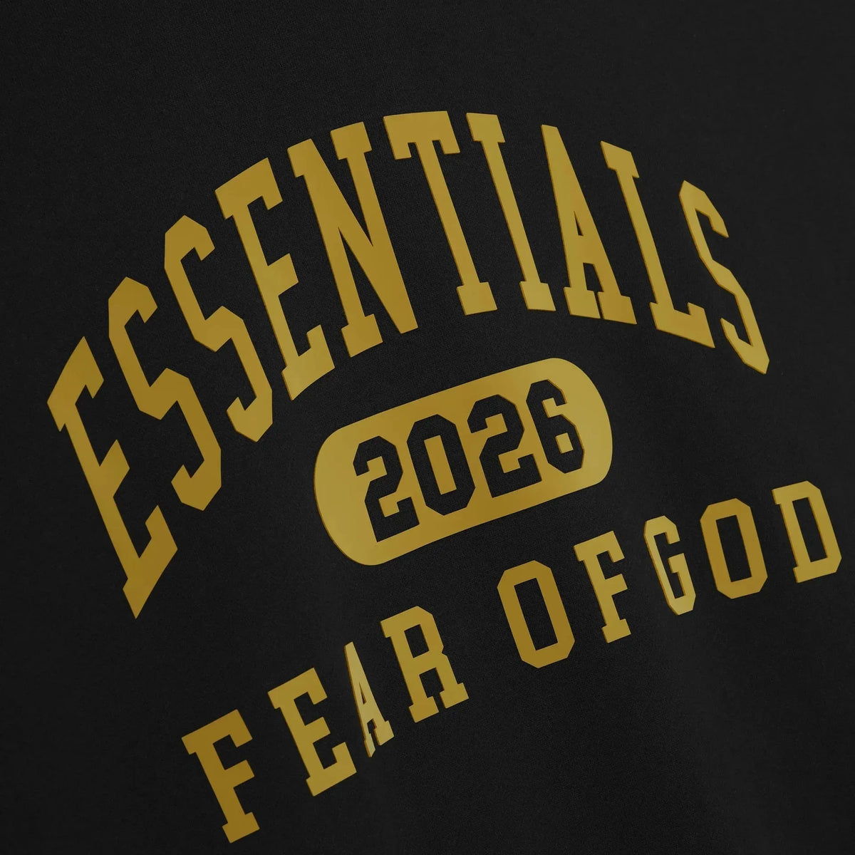 Fear of God Essentials Classic Fleece Hoodie Vintage Black - Im Your Wardrobe