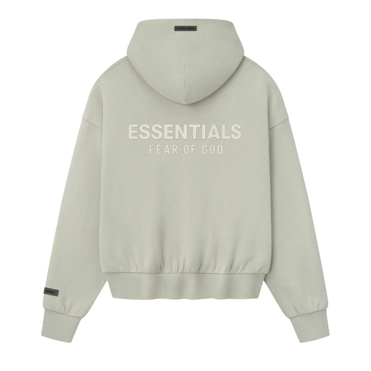 Fear of God Essentials Classic Fleece Zip - Up Hoodie Abbey Stone - Im Your Wardrobe