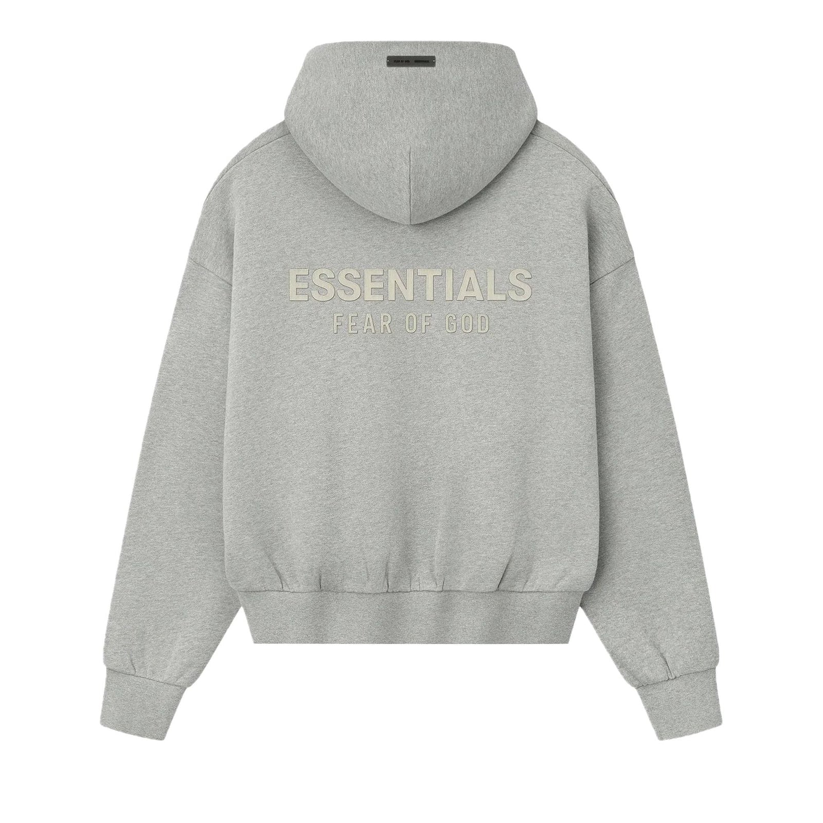 Fear of God Essentials Classic Hoodie Concrete Heather (FW25) - Im Your Wardrobe