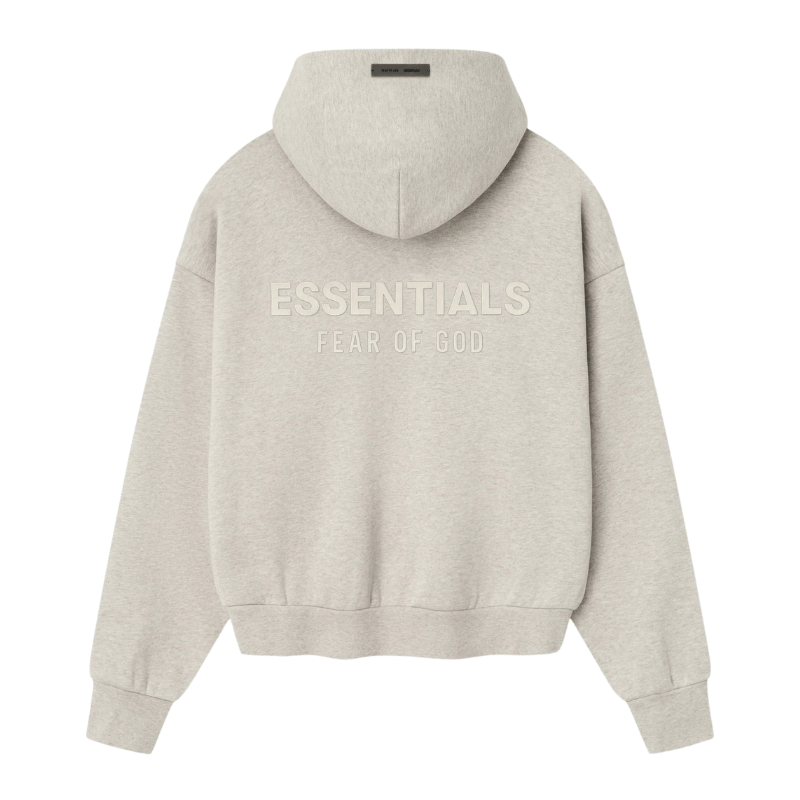 Fear of God Essentials Classic Hoodie Heather Stone (2025) - Im Your Wardrobe