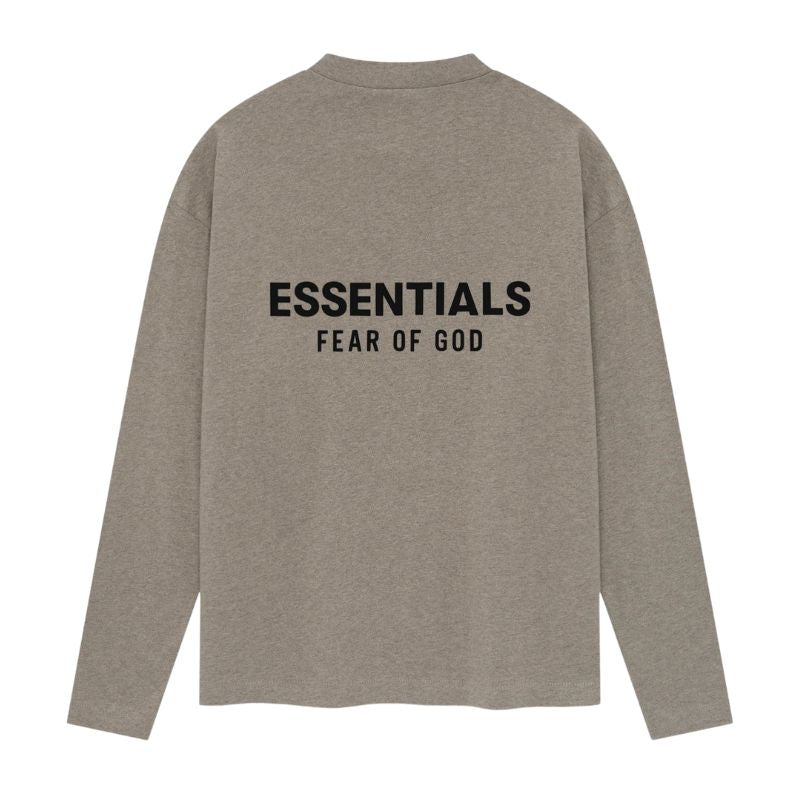 Fear of God Essentials Classic Longsleeve T-Shirt Homestead Heather (2025) - Im Your Wardrobe