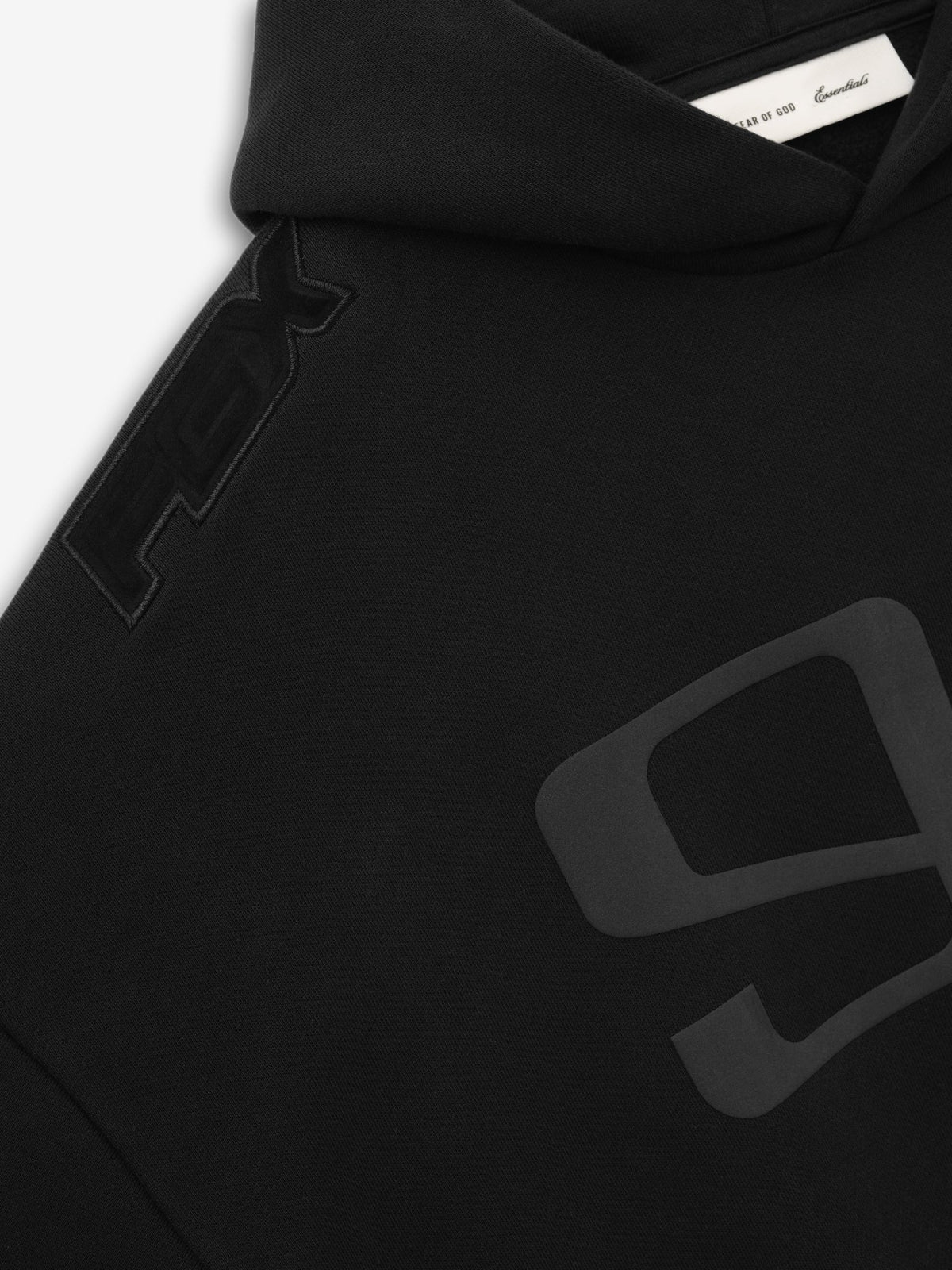 Fear of God Essentials Classic Raglan Hoodie Vintage Black - Im Your Wardrobe