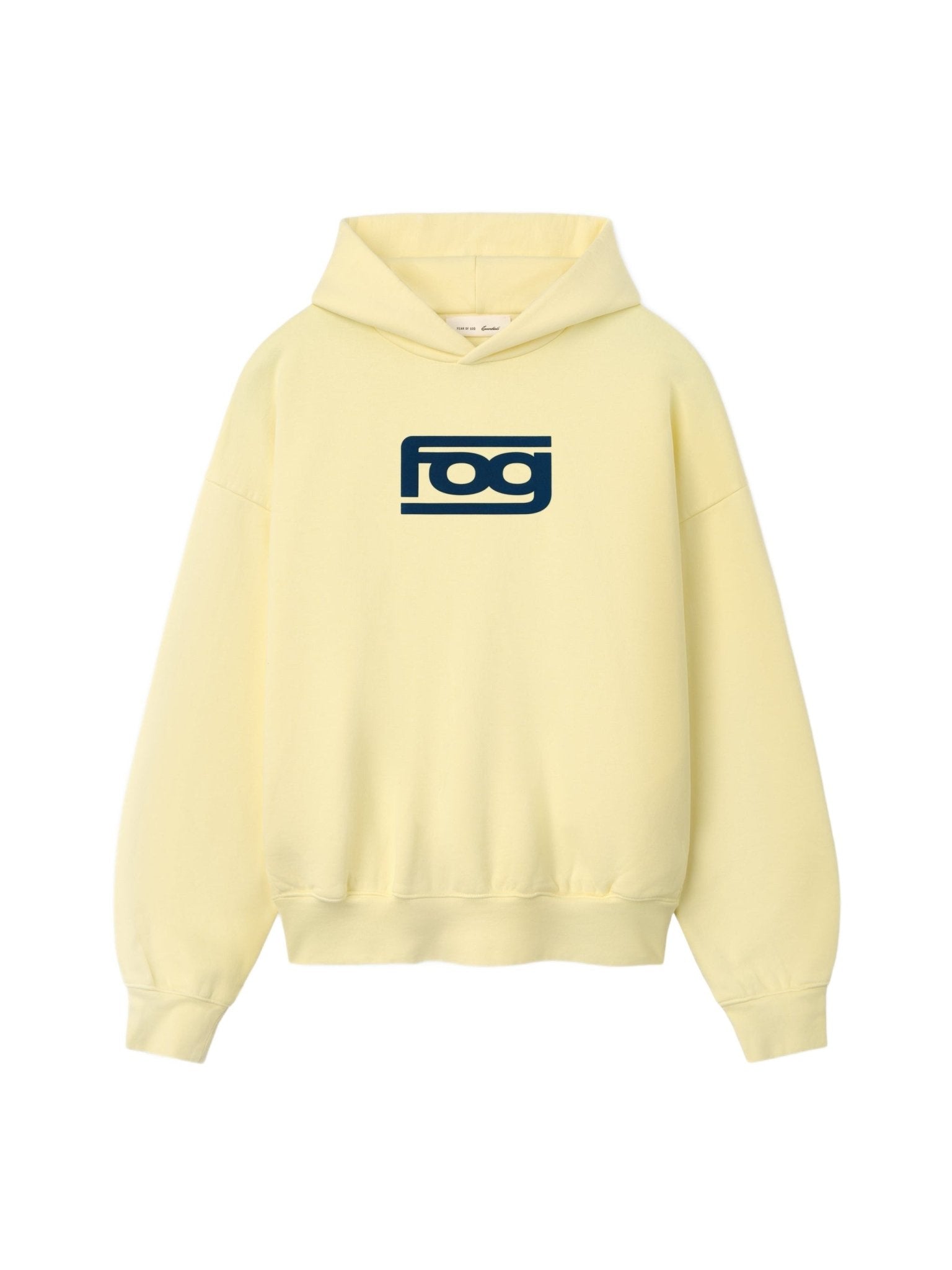 Fear of God Essentials Classic Raglan Hoodie Washed Sulphur - Im Your Wardrobe