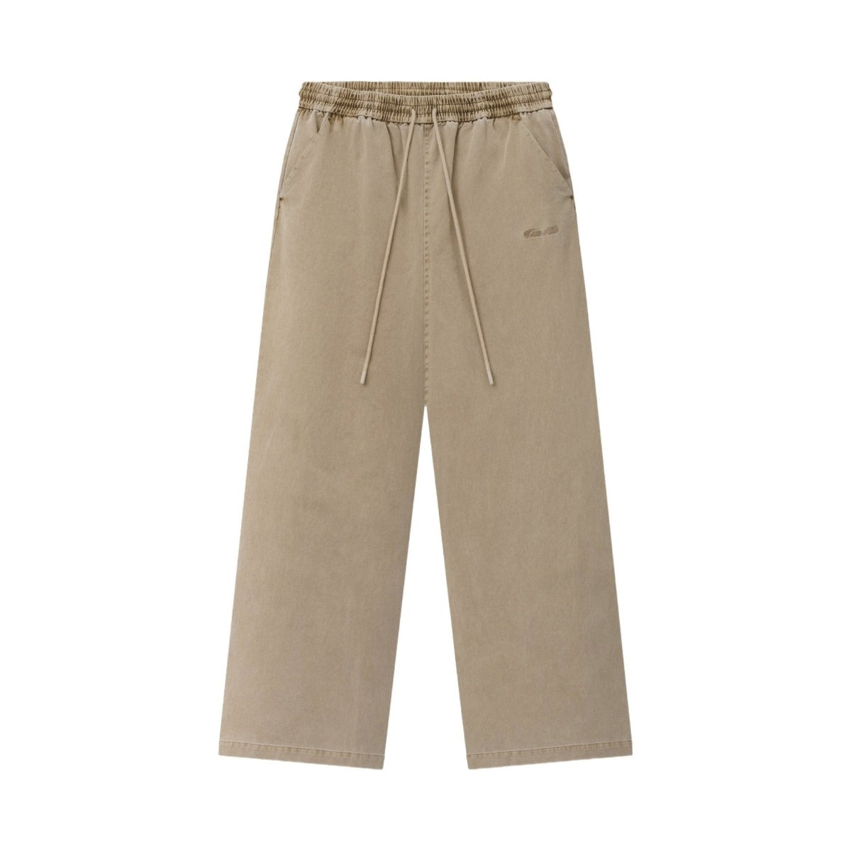 Fear of God Essentials Cotton Twill Lounge Drawstring Pant Washed Clay - Im Your Wardrobe