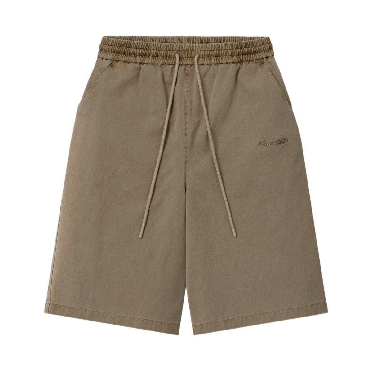 Fear of God Essentials Cotton Twill Lounge Drawstring Short Washed Clay - Im Your Wardrobe