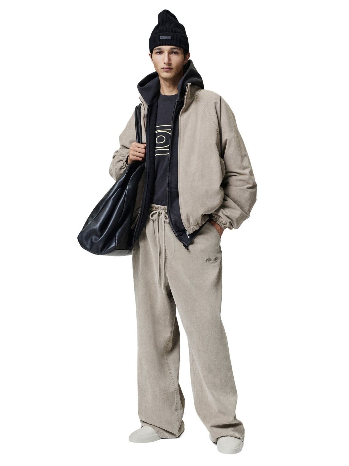 Fear of God Essentials Cotton Twill Modern Filled Jacket Washed Clay - Im Your Wardrobe