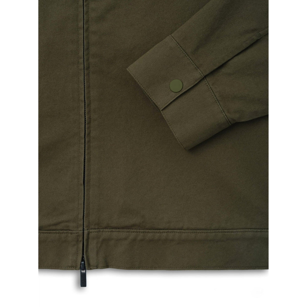 Fear of God Essentials Cotton Twill Work Jacket Moss - Im Your Wardrobe