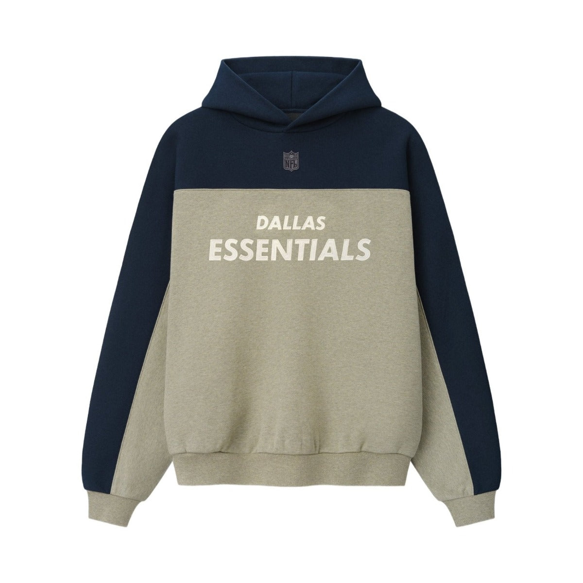 Fear of God Essentials Cowboys 90s Relaxed Hoodie Seal Heather - Im Your Wardrobe
