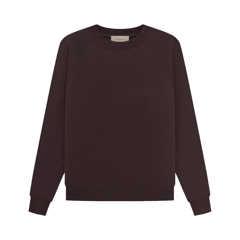 Fear of God Essentials Crewneck Sweatshirt Plum - Im Your Wardrobe