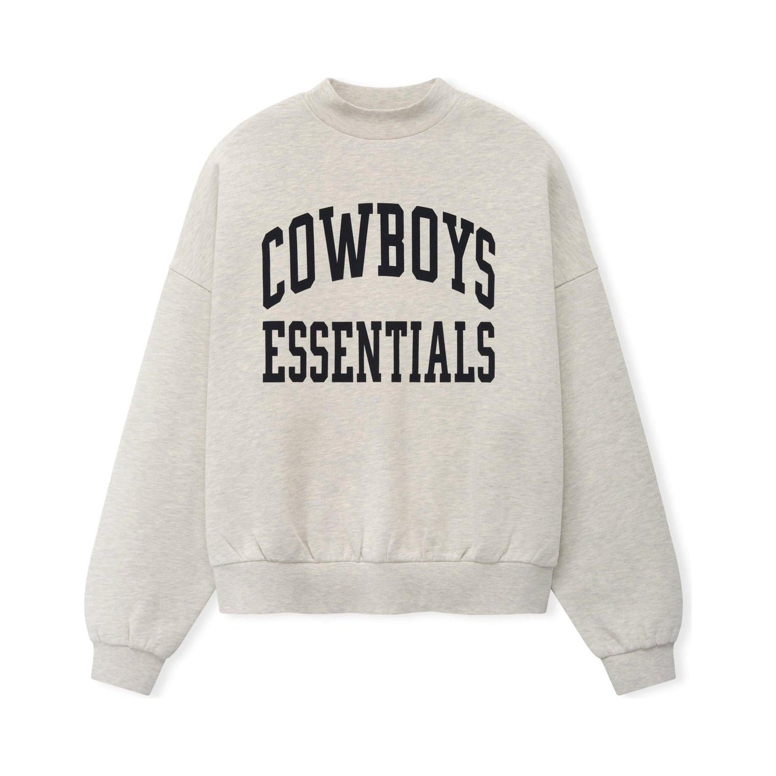 Fear of God Essentials Dallas Cowboys Training Camp Crewneck Boxy Fit Light Heather - Im Your Wardrobe