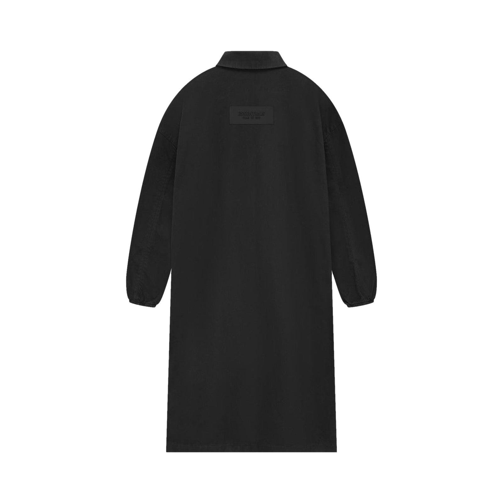 Fear of God Essentials Denim Car Coat Jet Black (SS24) - Im Your Wardrobe