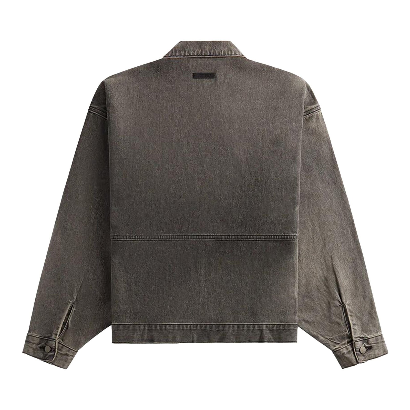 Fear of God Essentials Denim Trucker Jacket Vintage Black (FW24) - Im Your Wardrobe