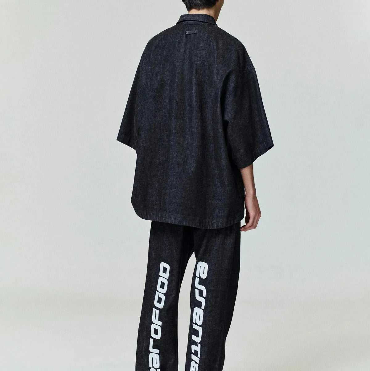 Fear of God Essentials Denim Work Pant Vintage Black - Im Your Wardrobe