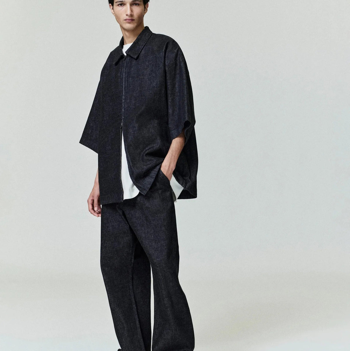 Fear of God Essentials Denim Work Pant Vintage Black - Im Your Wardrobe