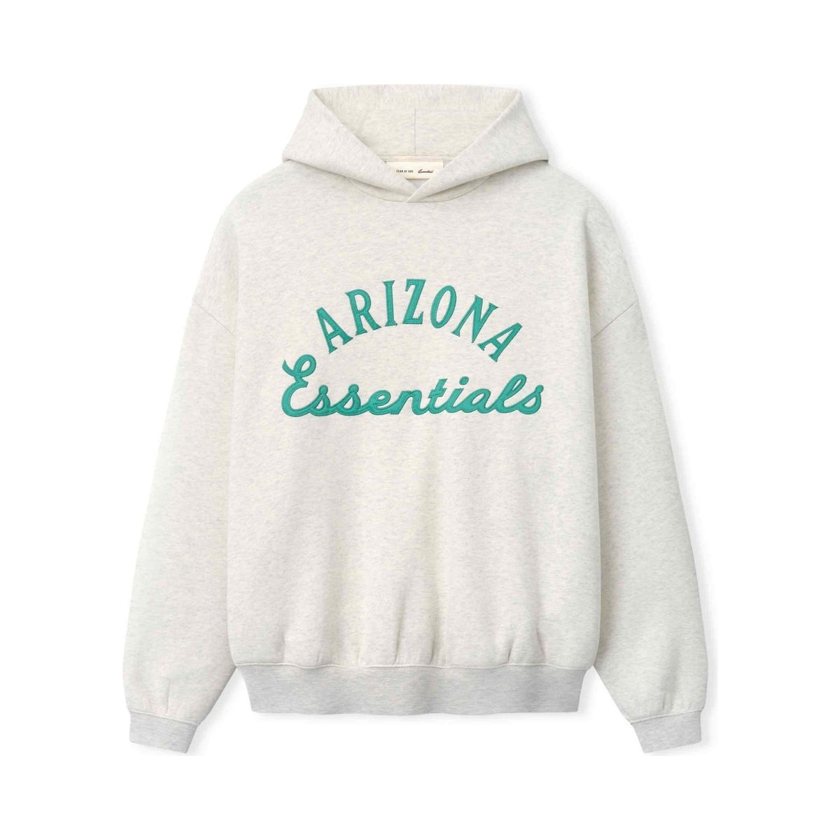 Fear of God Essentials Diamondbacks Sport Hoodie Oatmeal Heather/ Light Heather Rib - Im Your Wardrobe