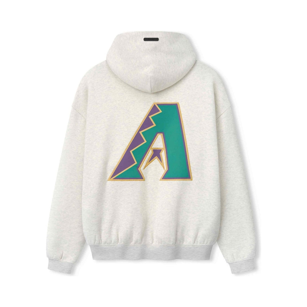 Fear of God Essentials Diamondbacks Sport Hoodie Oatmeal Heather/ Light Heather Rib - Im Your Wardrobe