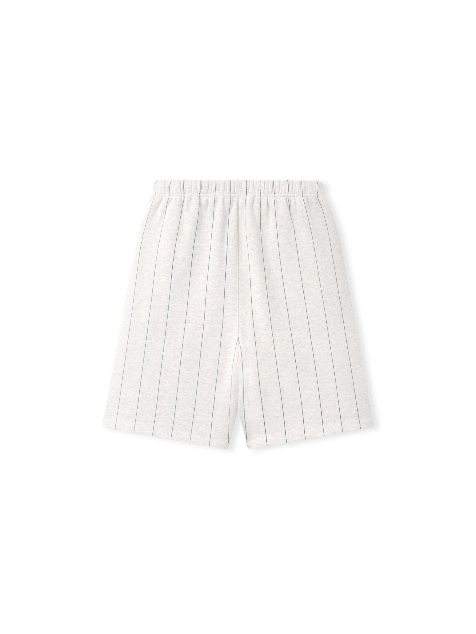 Fear of God Essentials Dodgers 90's Sweatshort Oatmeal Heather W Dark Sapphire Pinstripes - Im Your Wardrobe