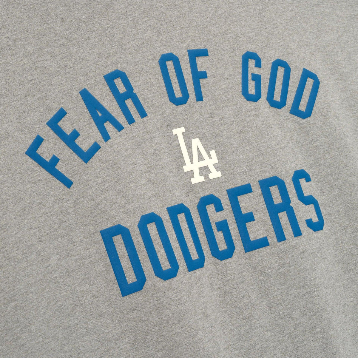 Fear of God Essentials Dodgers 90's Tee Concrete Heather - Im Your Wardrobe