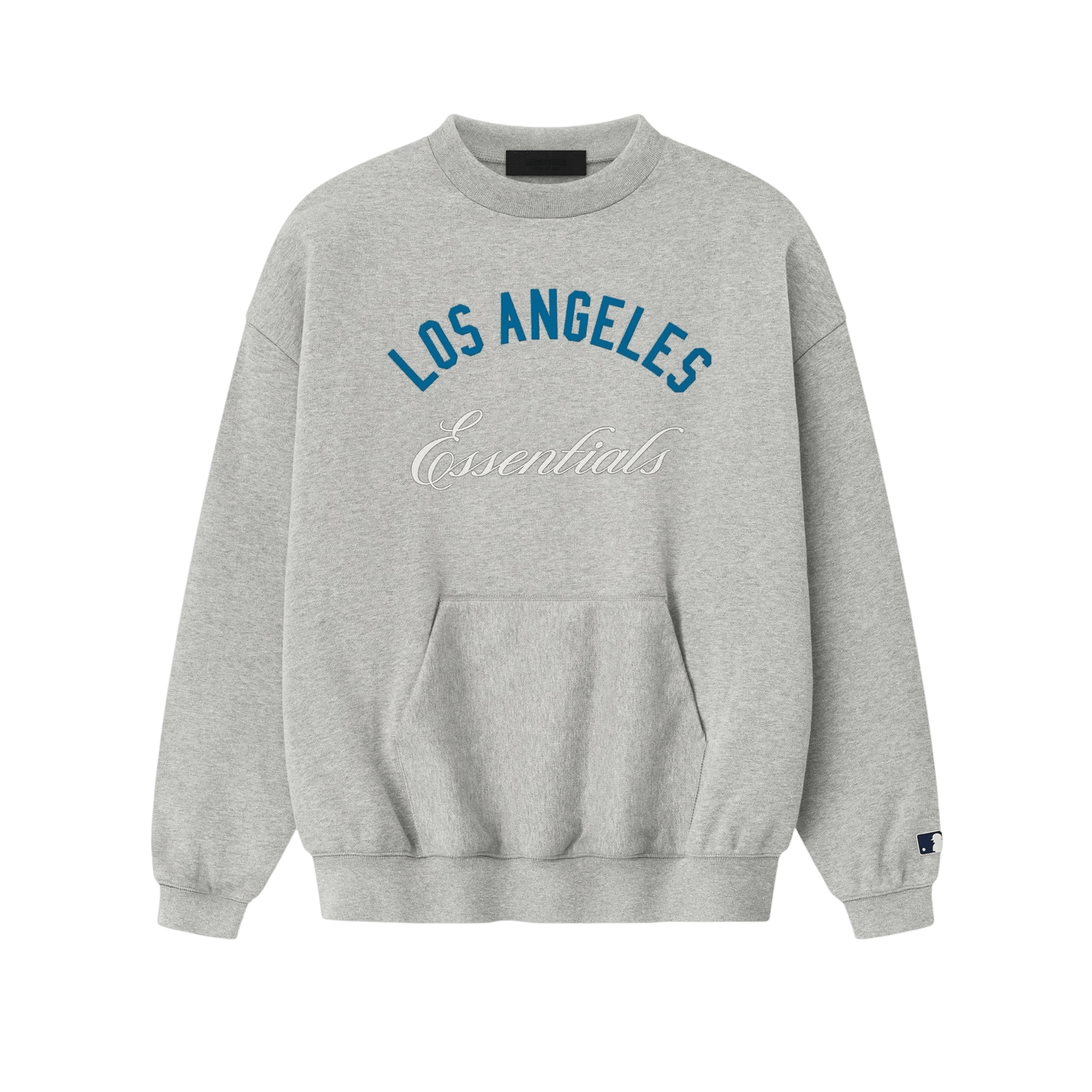 Fear of God Essentials Dodgers Sport Crewneck Concrete Heather - Im Your Wardrobe