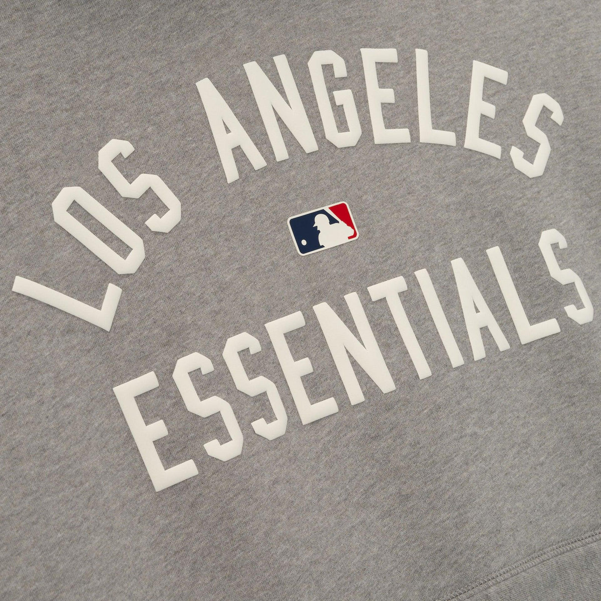 Fear of God Essentials Dodgers Sport Hoodie Concrete Heather/Blue Sapphire - Im Your Wardrobe