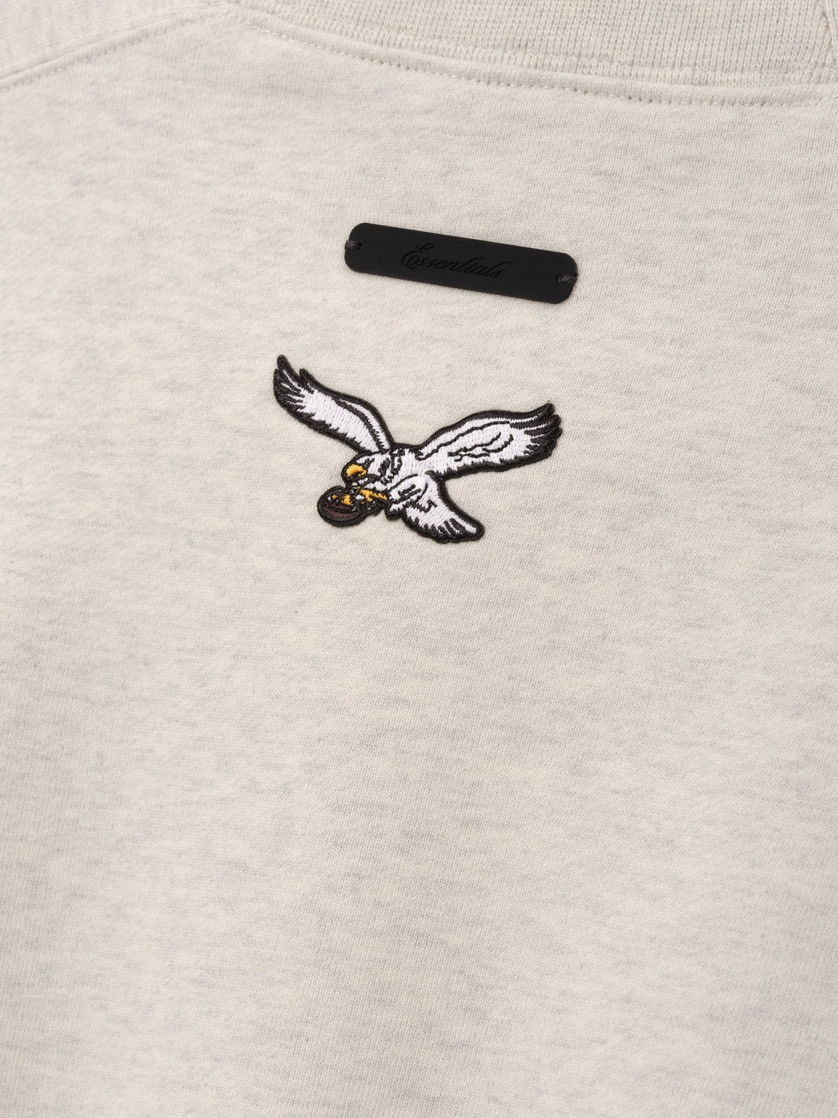 Fear of God Essentials Eagles 90s Relaxed Crewneck Marble Heather - Im Your Wardrobe
