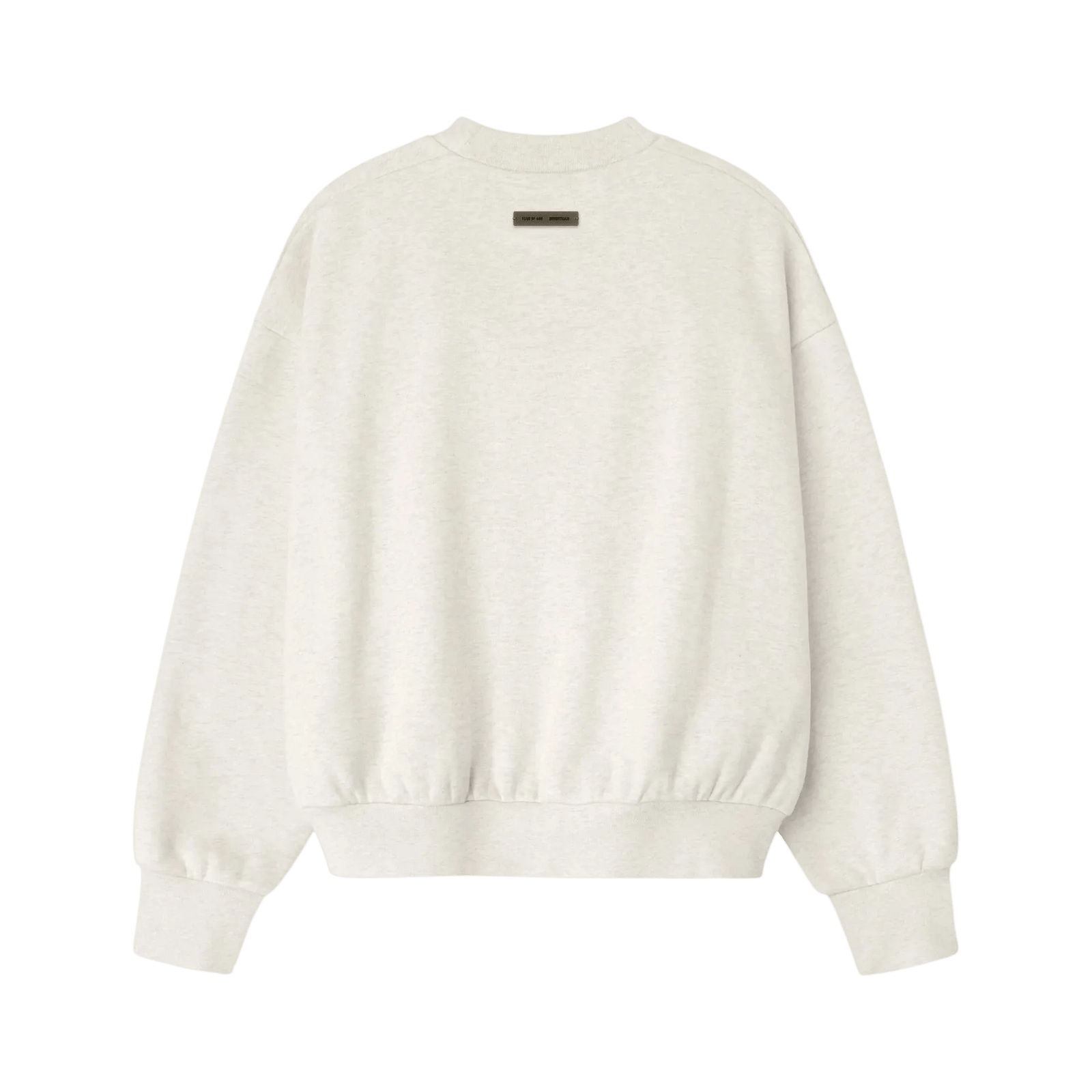 Fear of God Essentials Embossed Classic Crewneck Sweatshirt Oatmeal Heather - Im Your Wardrobe