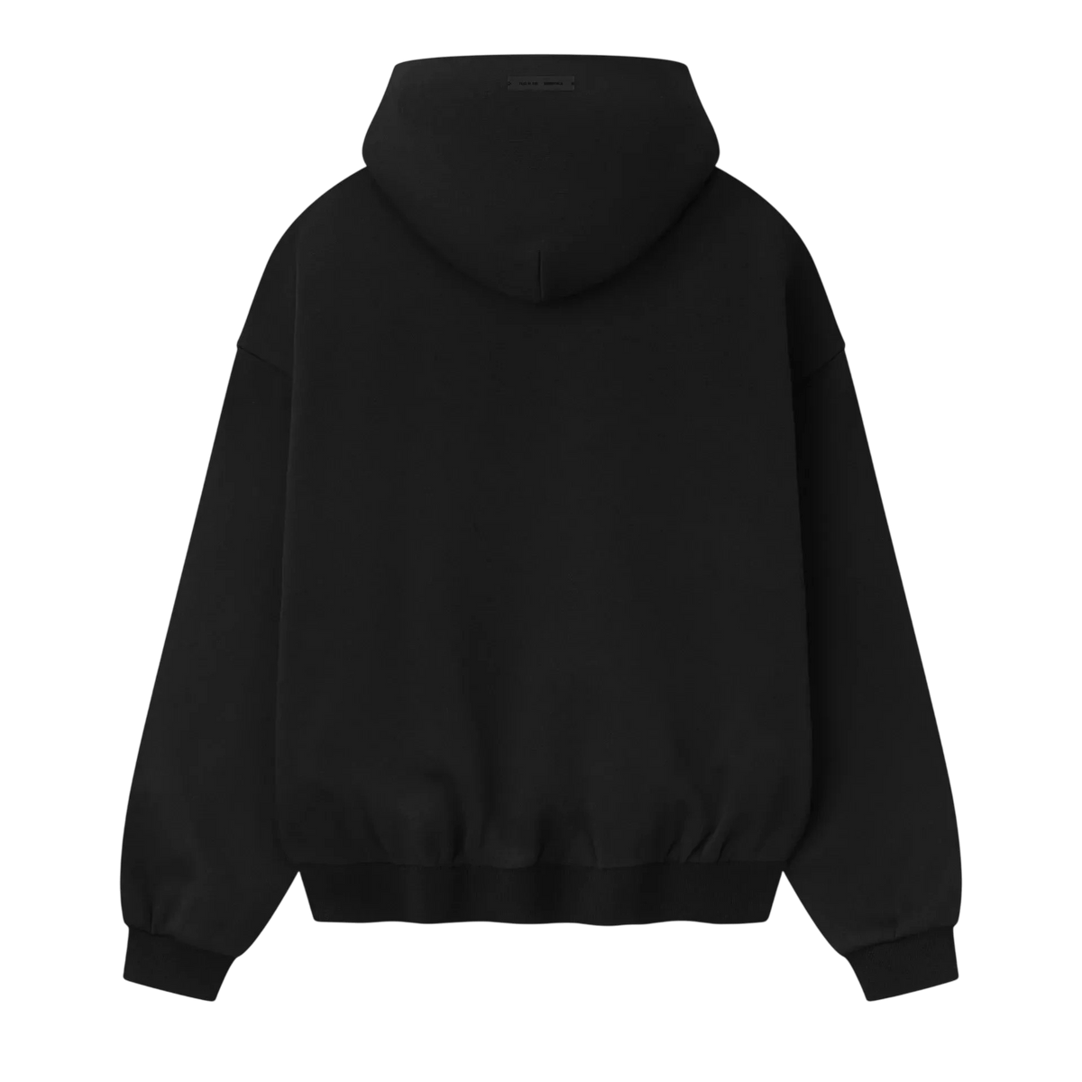 Fear of God Essentials Embossed Classic Fleece Hoodie Vintage Black - Im Your Wardrobe