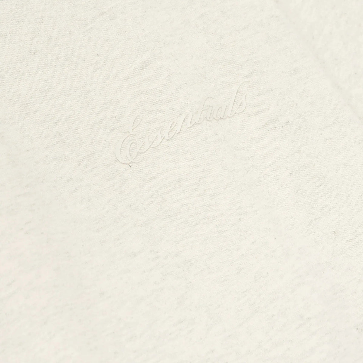 Fear of God Essentials Embroidered Classic Short Sleeve Tee Oatmeal Heather - Im Your Wardrobe