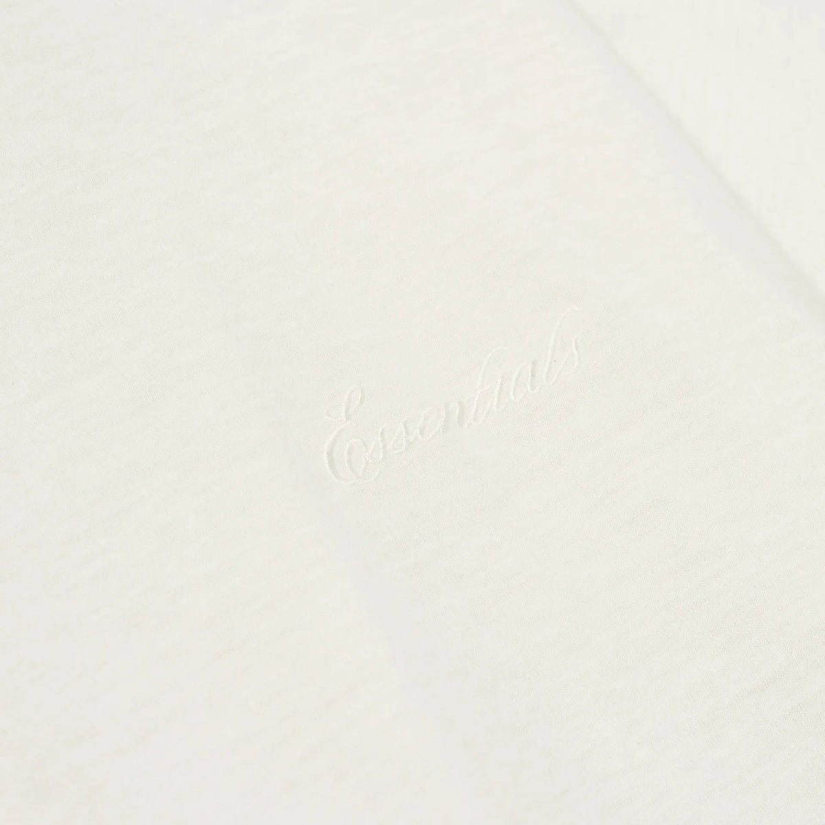 Fear of God Essentials Embroidered Essential Tee Ivory - Im Your Wardrobe
