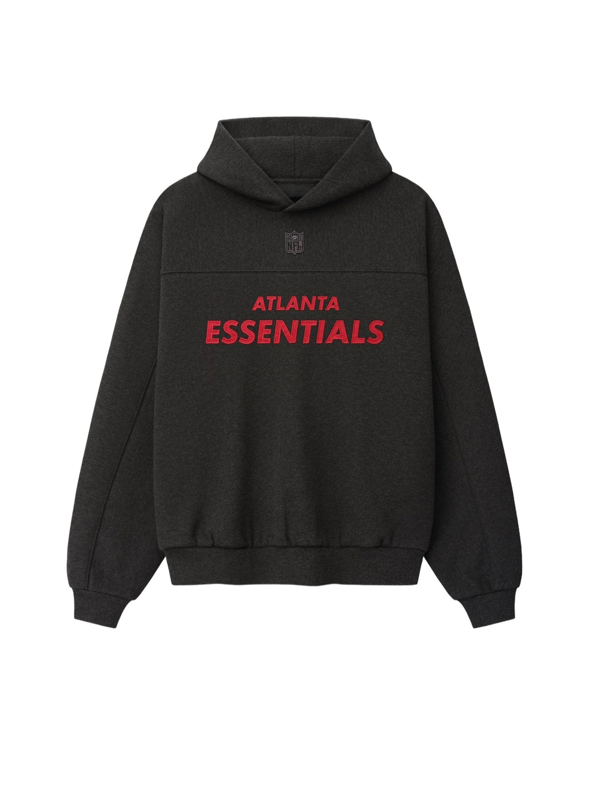 Fear of God Essentials Falcons 90s Relaxed Hoodie Iron Grey Heather - Im Your Wardrobe