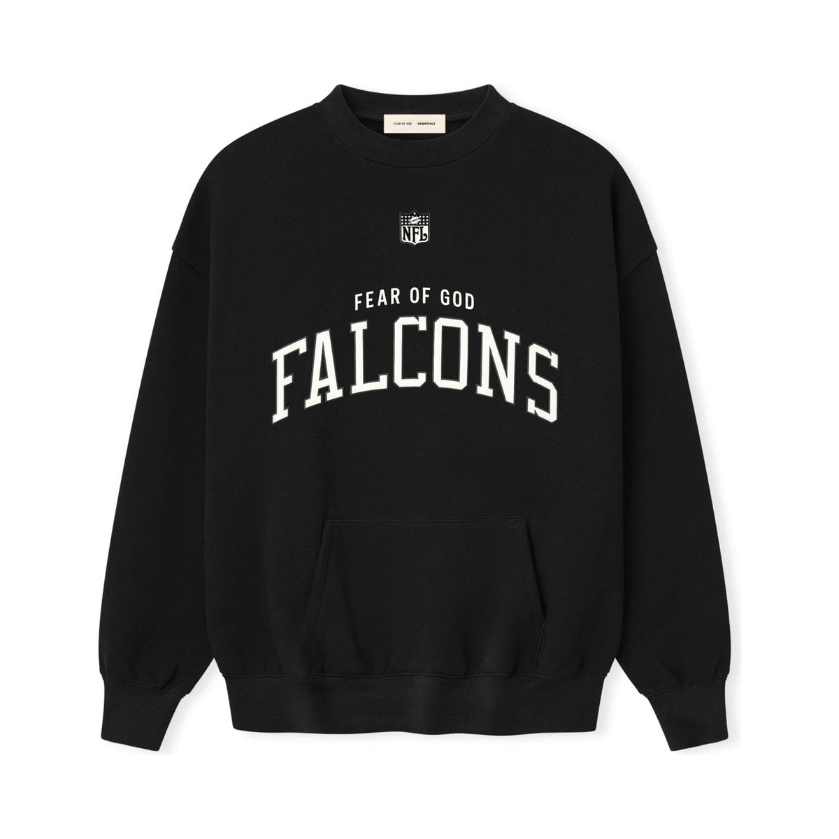 Fear of God Essentials Falcons Crewneck Black - Im Your Wardrobe