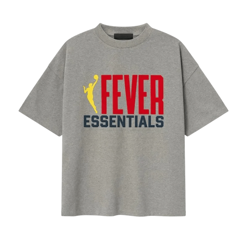 Fear of God Essentials Fever 90s Tee Concrete Heather - Im Your Wardrobe