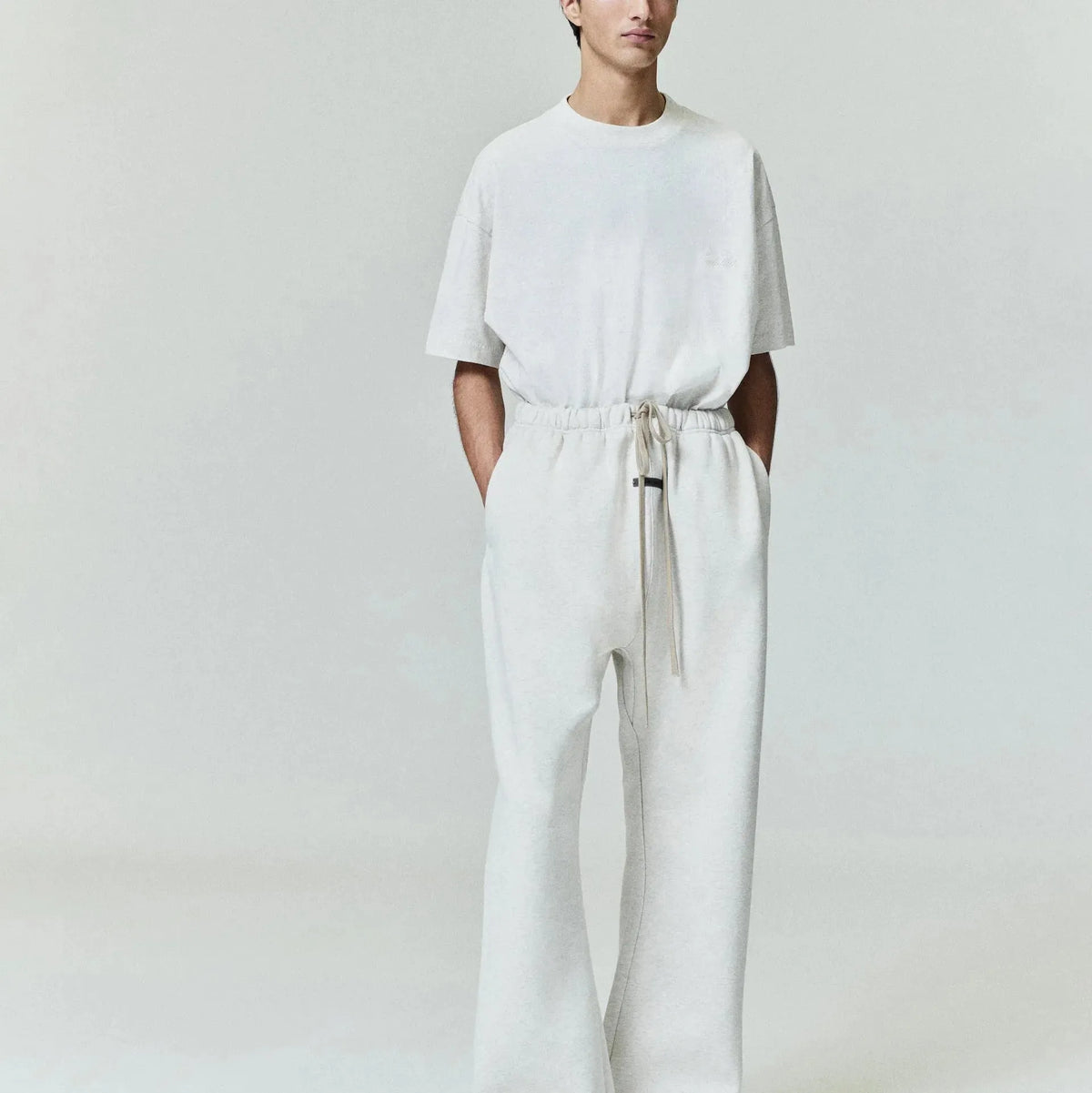 Fear of God Essentials Flare Sweatpant Oatmeal Heather - Im Your Wardrobe