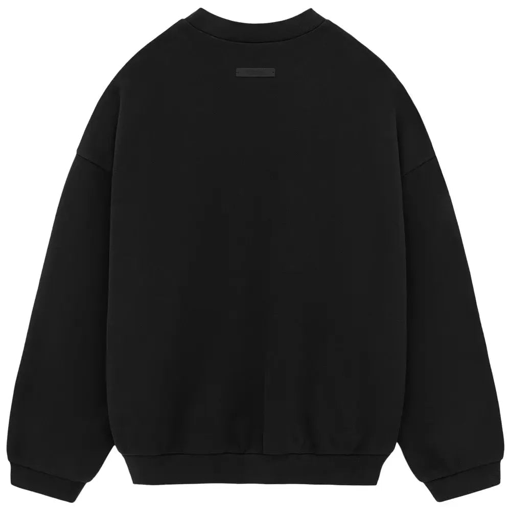 Fear of God Essentials Fleece Crewneck Black - Im Your Wardrobe