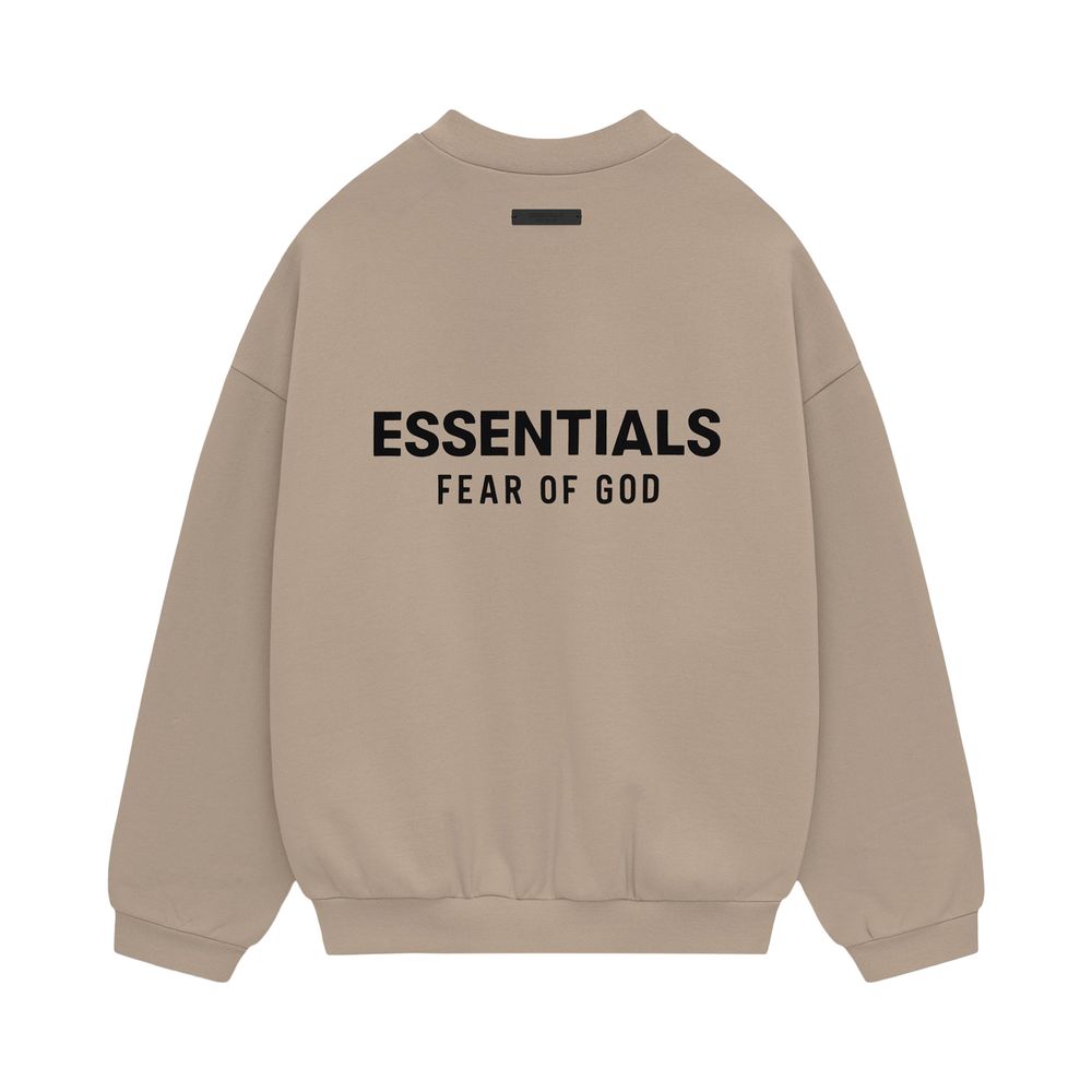 Fear of God Essentials Fleece Crewneck II Desert Sand - Im Your Wardrobe