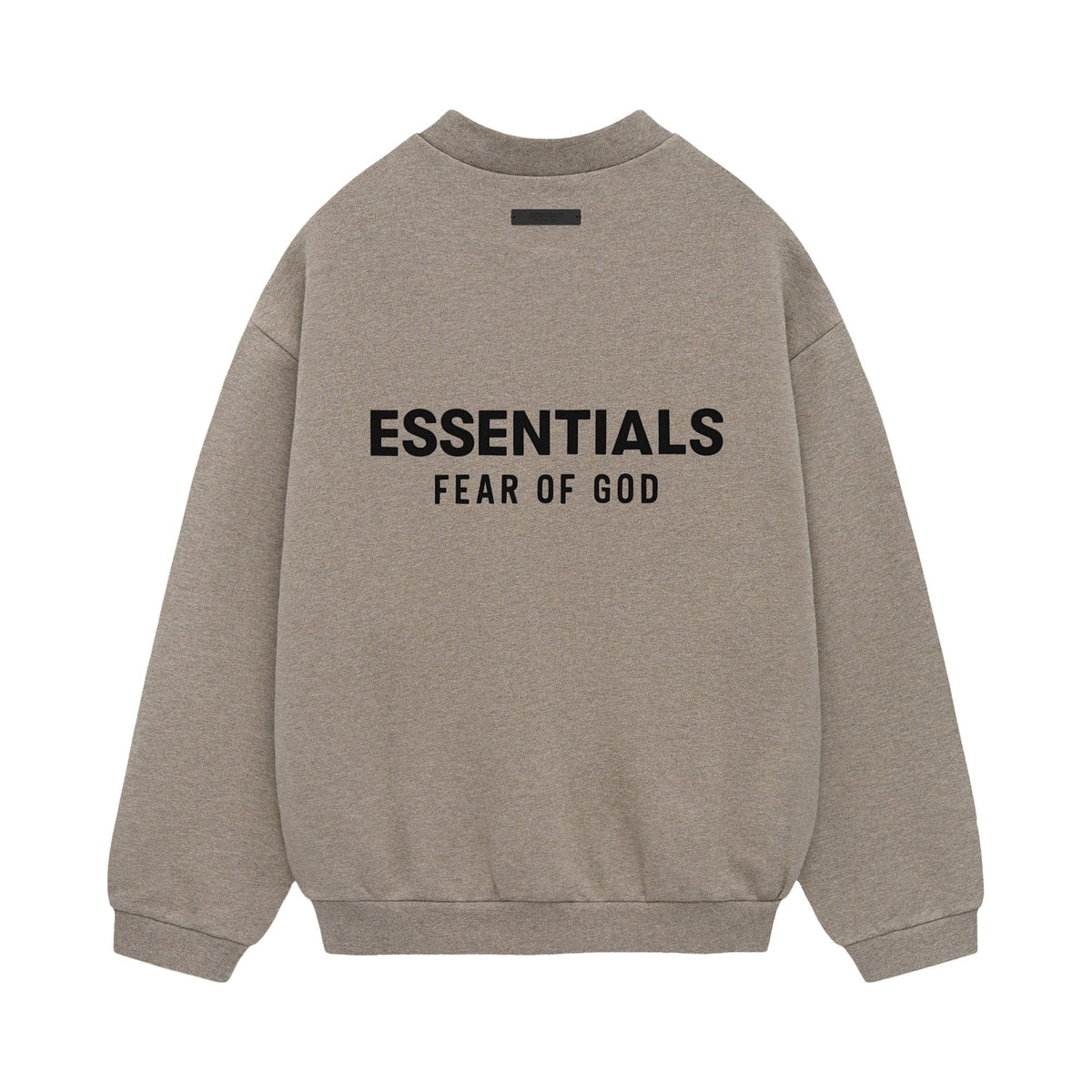 Fear of God Essentials Fleece Crewneck II Heather Grey (FW24) - Im Your Wardrobe