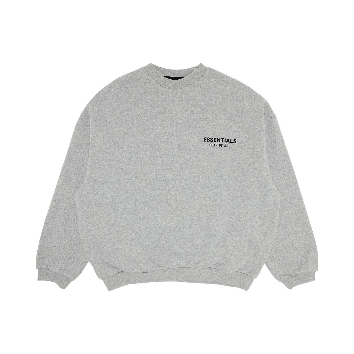 Fear of God Essentials Fleece Crewneck II Light Heather Grey - Im Your Wardrobe