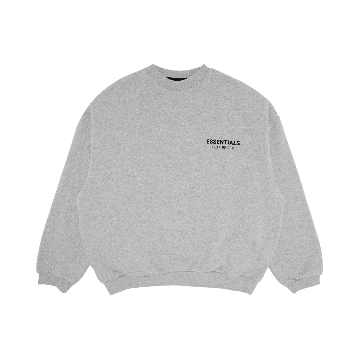 Fear of God Essentials Fleece Crewneck II Light Heather Grey - Im Your Wardrobe