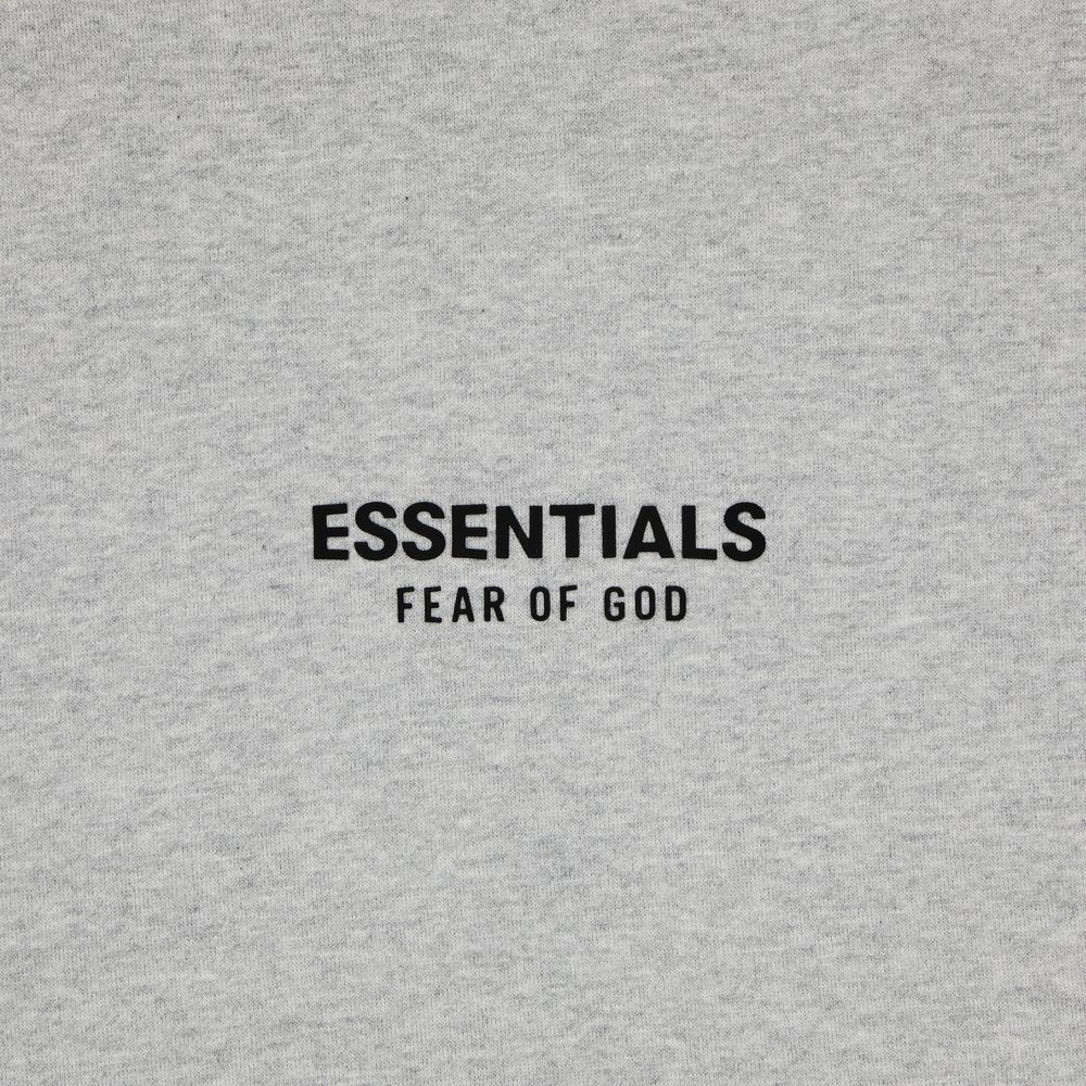 Fear of God Essentials Fleece Crewneck II Light Heather Grey - Im Your Wardrobe