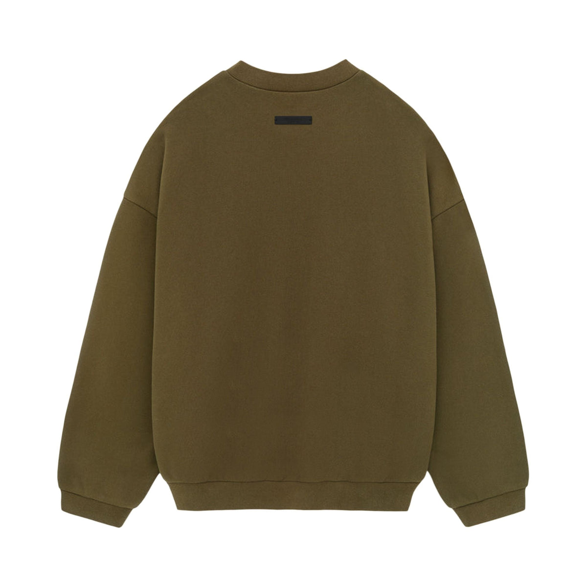 Fear of God Essentials Fleece Crewneck Olive (FW24) - Im Your Wardrobe