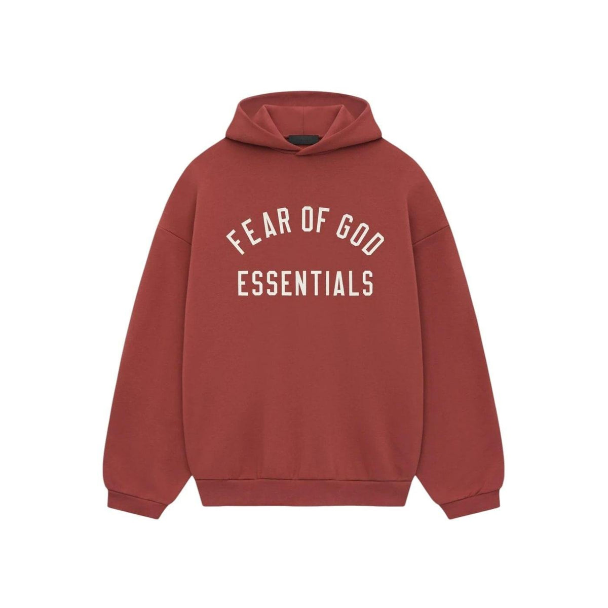 Fear of God Essentials Fleece Hoodie Crimson - Im Your Wardrobe