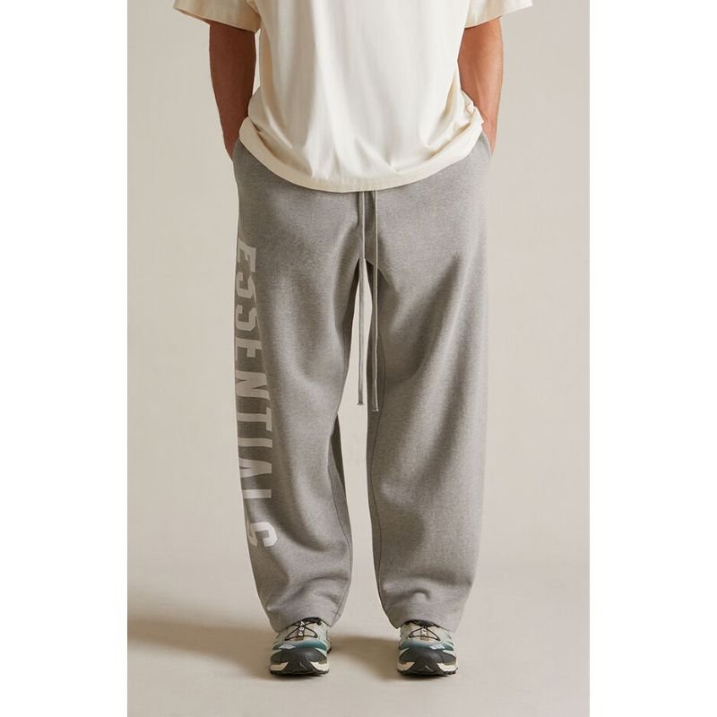 Fear of God Essentials Fleece Relaxed Sweatpant 'Dark Heather' (FW24) - Im Your Wardrobe