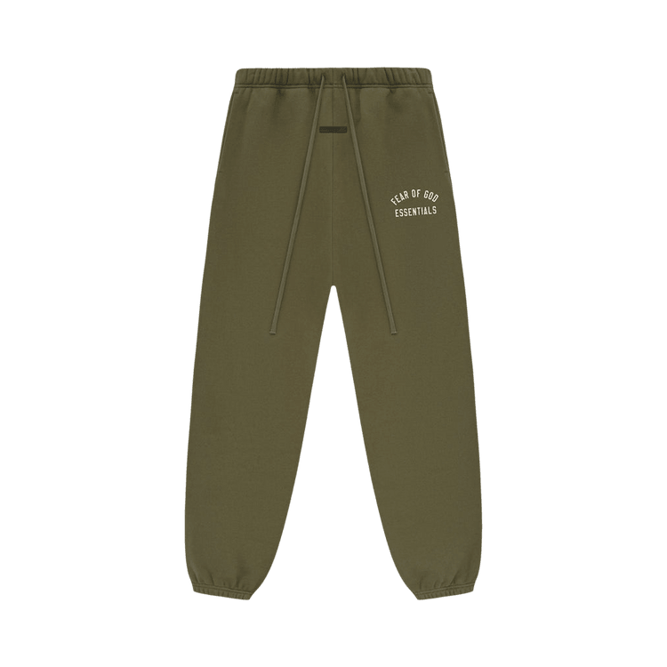 Fear of God Essentials Fleece Sweatpant Military (FW24) - Im Your Wardrobe