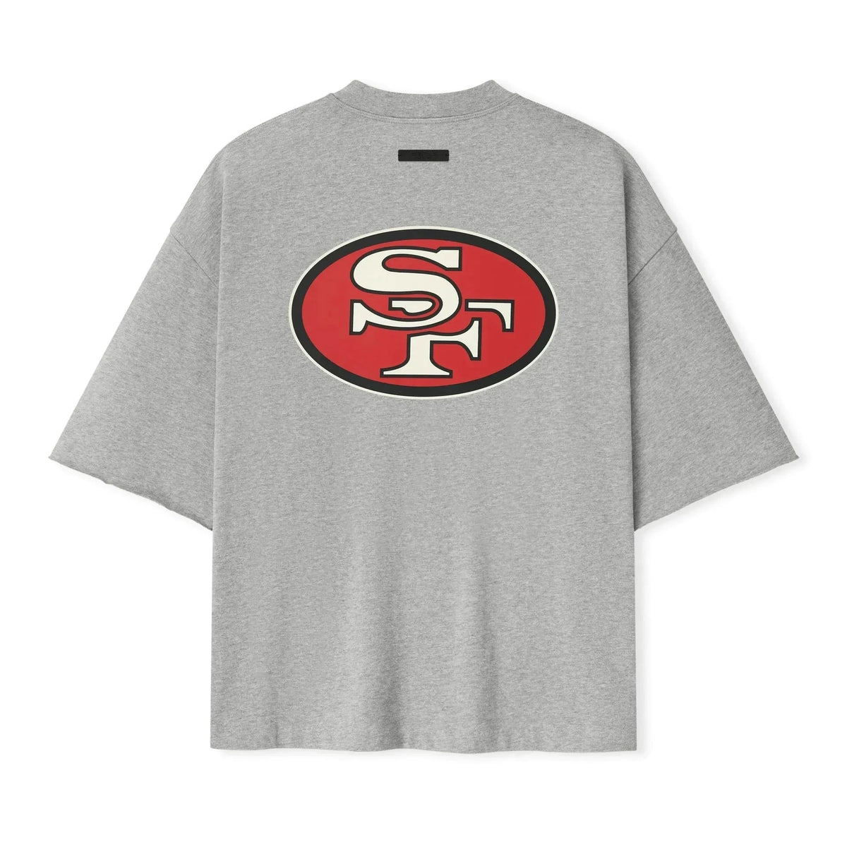 Fear of God Essentials Forty Niners 90s 3/4 Sleeve Football Tee Concrete Heather - Im Your Wardrobe