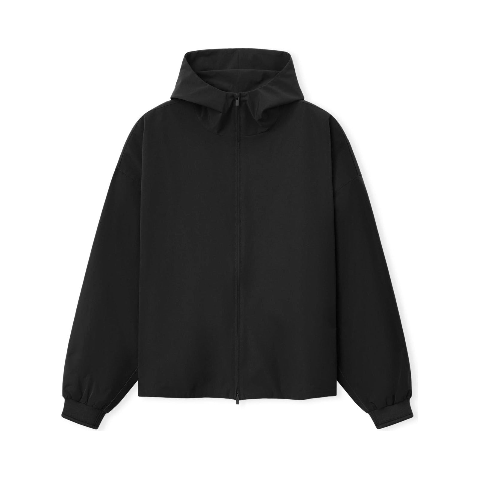 Fear of God Essentials Full Zip Hooded Anorak Vintage Black - Im Your Wardrobe