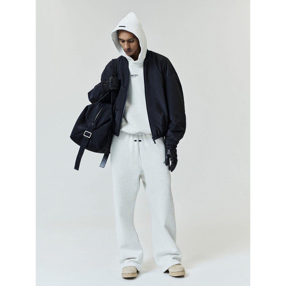 Fear of God Essentials FW26 Classic Hoodie Oatmeal Heather - Im Your Wardrobe