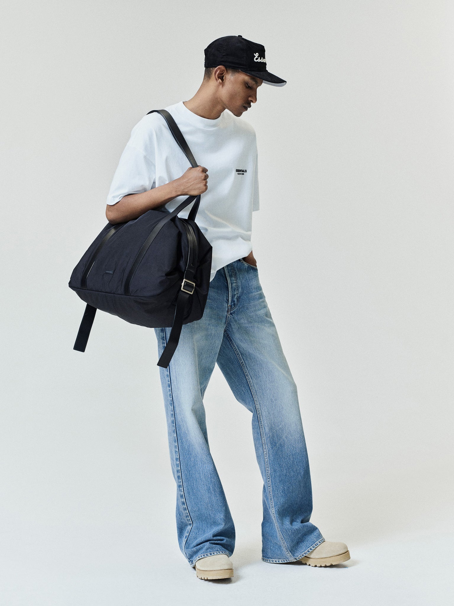 Fear of God Essentials FW26 Classic Tee Bright White - Im Your Wardrobe