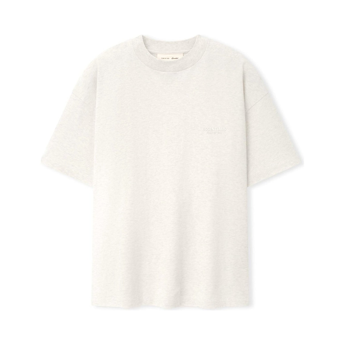 Fear of God Essentials FW26 Classic Tee Oatmeal Heather - Im Your Wardrobe