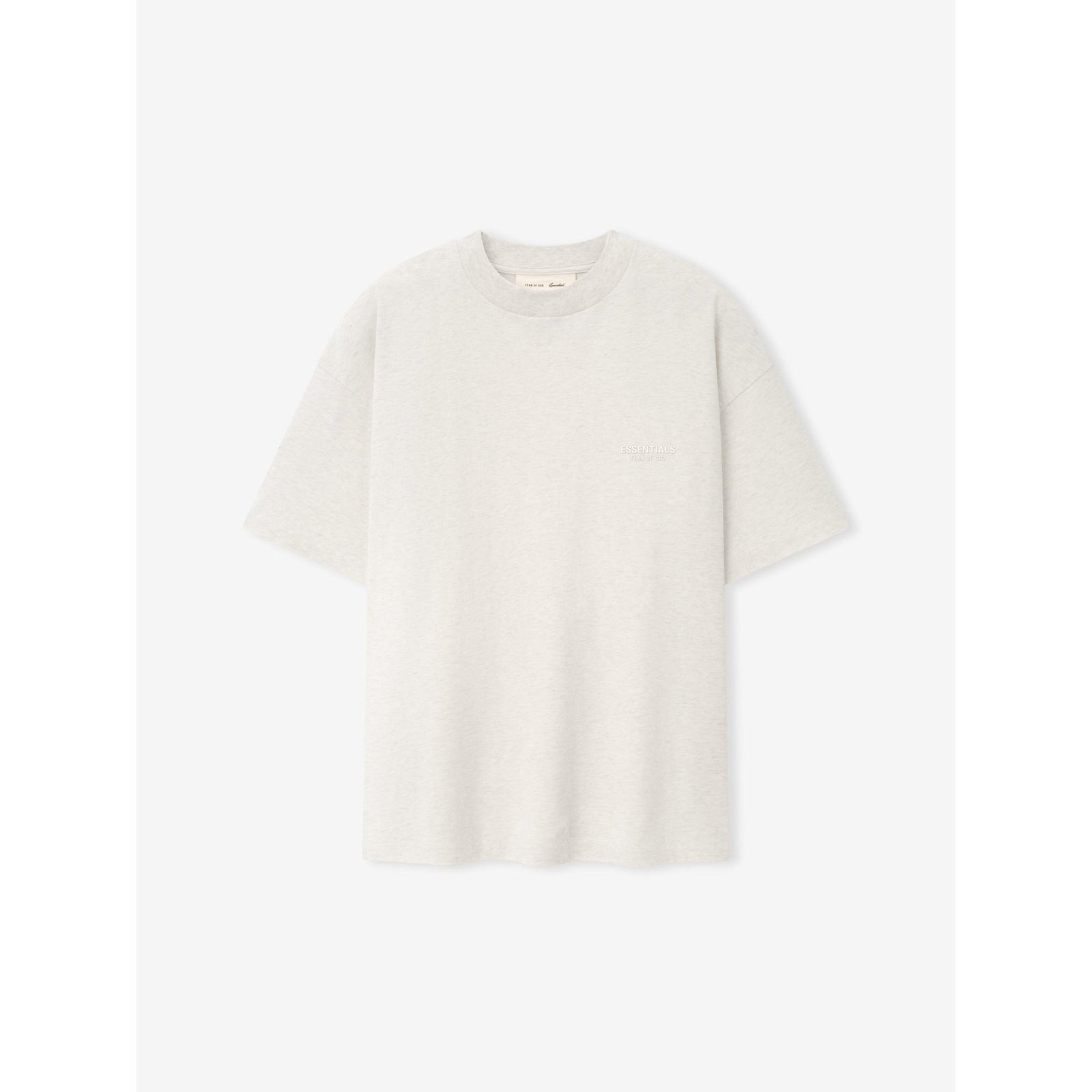 Fear of God Essentials FW26 Classic Tee Oatmeal Heather - Im Your Wardrobe