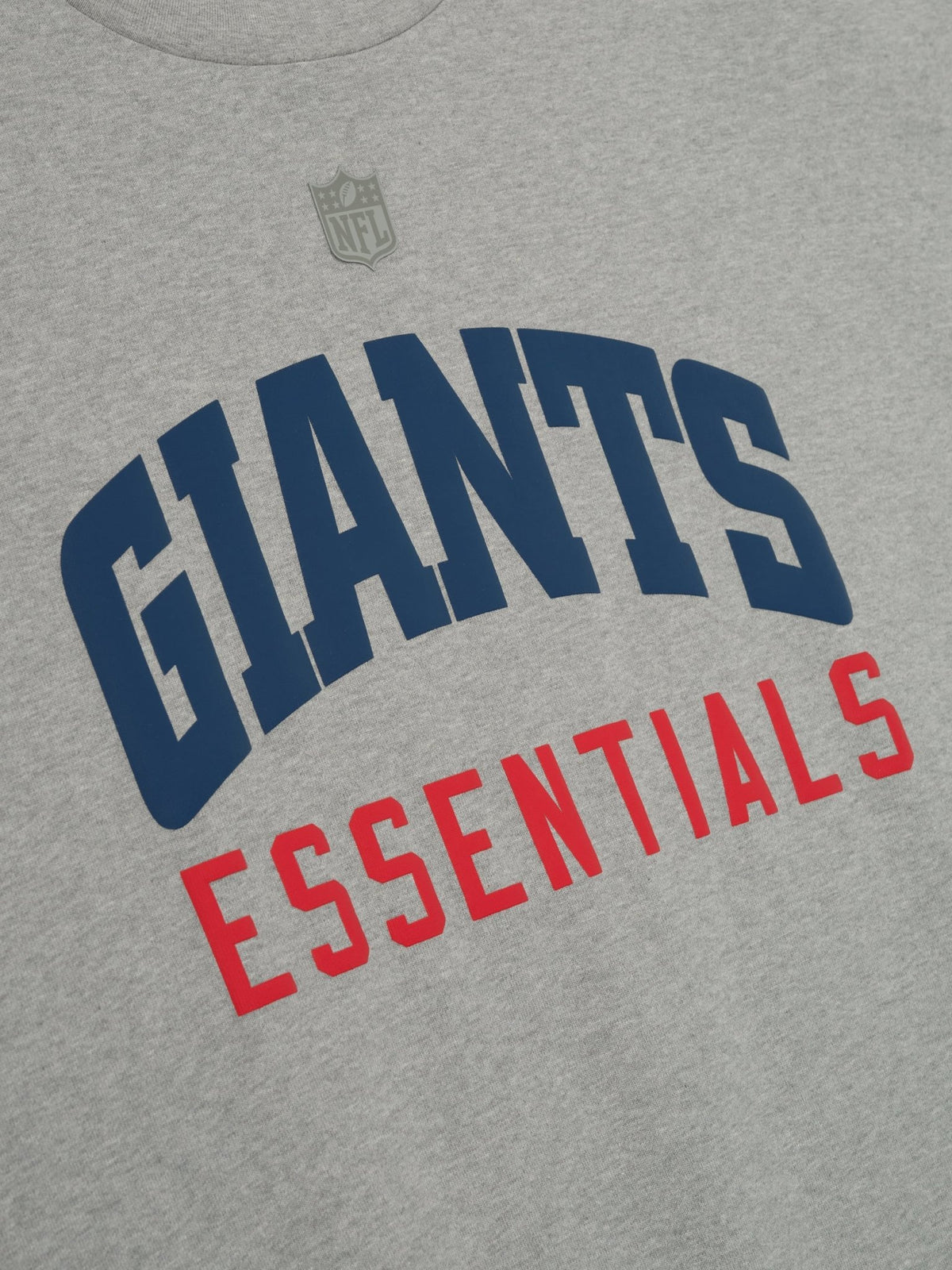 Fear of God Essentials Giants 90s 3/4 Sleeve Football Tee Concrete Heather - Im Your Wardrobe